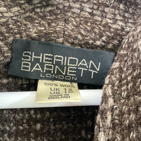 Sheridan Barnett London vintage wool tweed long coat M ( UK 12 US 10) - Picture 2 of 11